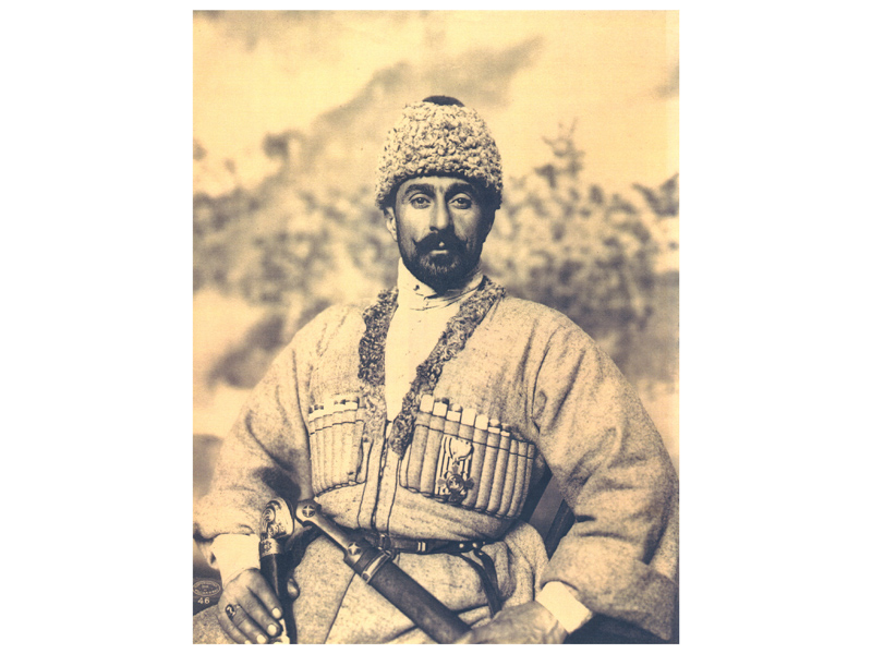 Prince Lucca (Luka Chkhartishvili) of the Russian Cossacks, circa 1890s.